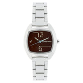 Fastrack, Women's  Watch Analog, Brown Dial Silver Stainless Steel Band, 6162SM02